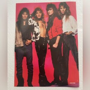Stryper Band Pinup - Rock Group
